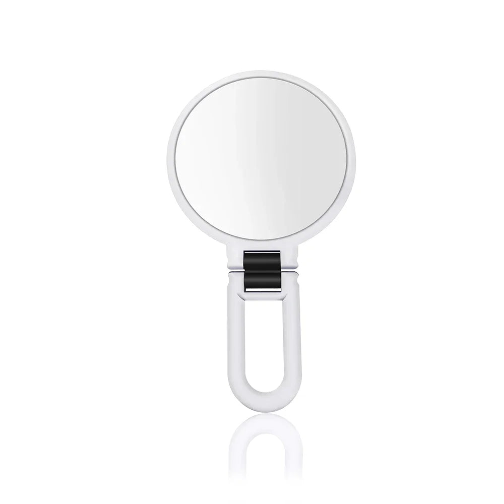 10X 6-inch Round Mirror Magnifying Double Sided Makeup Vanity Mirrors Foldable Handheld Compact Mirror Beauty Cosmetic Tools