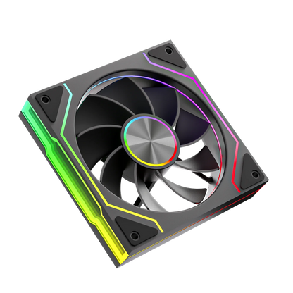 Power Trian PRISM 9 Pro 120mm ARGB PC Fan Quiet Cooling 12V Large Air Volume Computer Chassis Fans 4PIN 61.5CFM/800-1800RPM