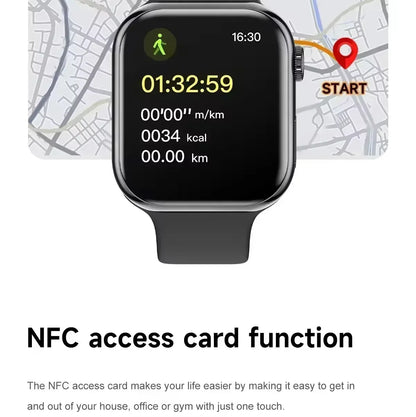 2025 NEW Smart Watch Wireless Charging Smartwatch Bluetooth Calls Men Women Watches Fitness Bracelet Custom Watch Face