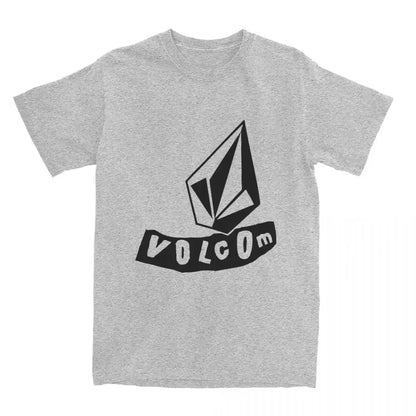 Volcom Men Women Cotton T-shirt Luxury Brand Fashion Big Size Top Casual Short Sleeve Streetwear Classic Print Loose Tee 2025