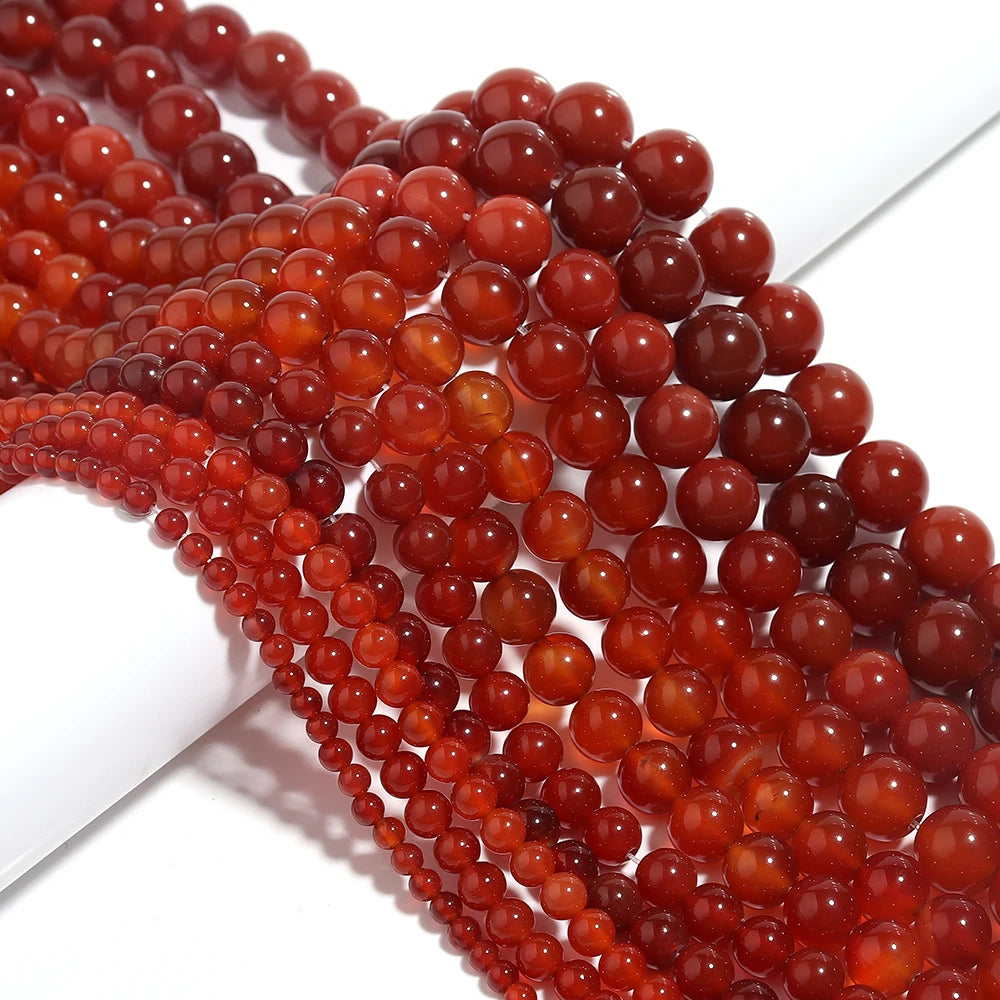Natural Stone 4 6 8 10 12mm Round Tiger Eye Amethyst Agate Jades Stone Spacer Bead For Jewelry Making Diy Bracelet Needlework