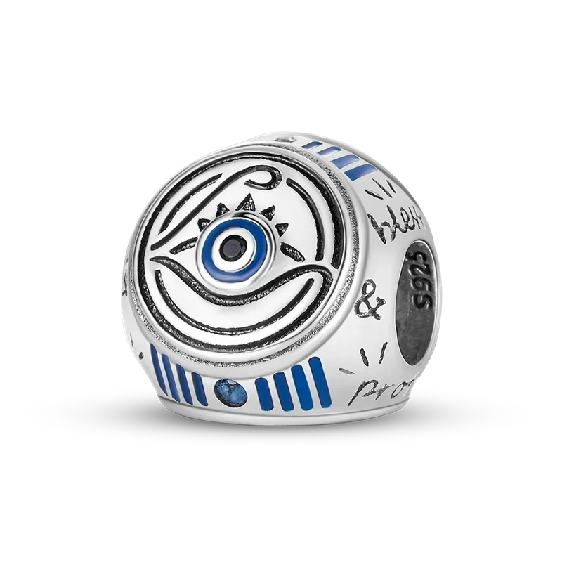 Hot Sale 925 Silver Color Evil Eye Charm Demon Eye Bead For Original  Bracelet&Bangle DIY Making Fashion Jewelry Gift