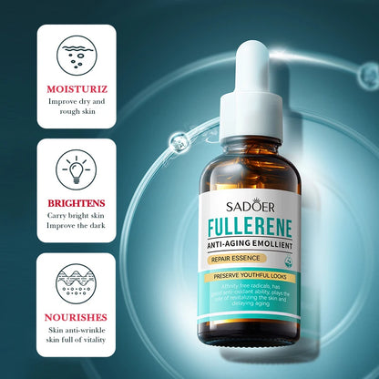 30ml SADOER Fullerene Face Serum Facial Anti Wrinkles Moisturizing Firming Essence Beauty Skin Care