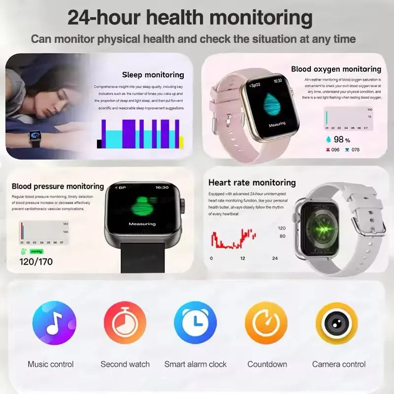 2026New GPS Smart Watch Series 10 For Apple Watch 10 Memory Music Video Bluetooth Call Waterproof NFC Smartwatch For Android IOS