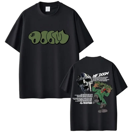 Rapper Album Graphic T-shirt Men Hip Hop Fashion Vintage Summer Male Casual Cotton Oversized Durable Stitching Loose Fit Casual