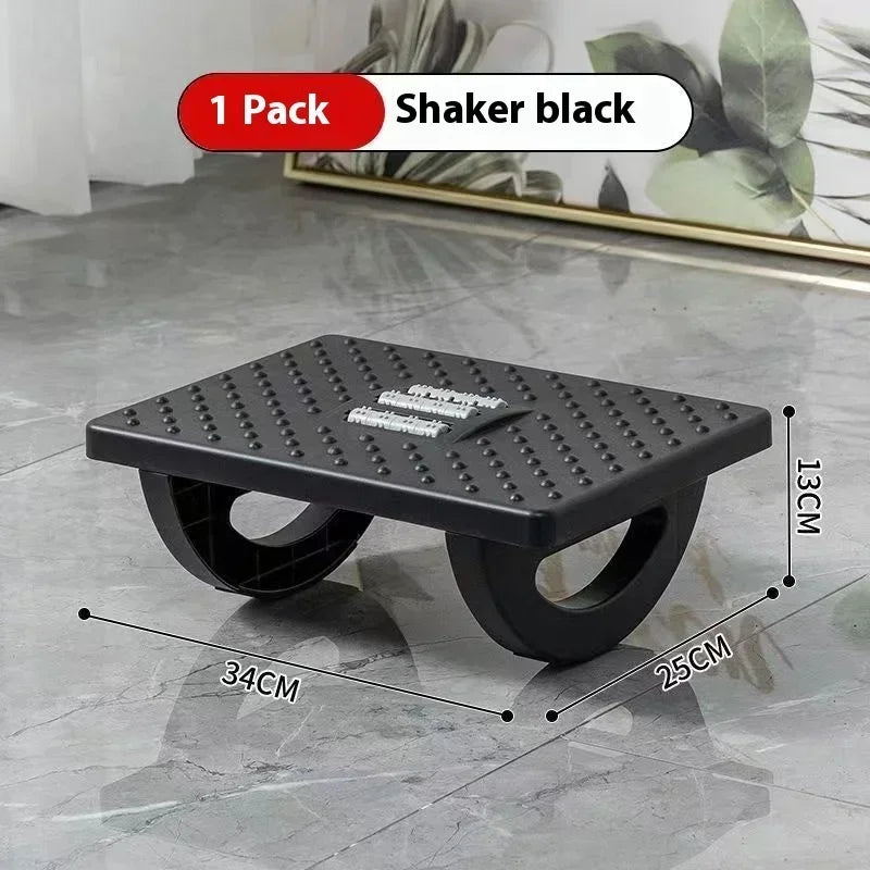 New Portability Foot Rest Under Desk Footrest Ergonomic Foot Stool With Massage Rollers Foot Rest For Home Office Work