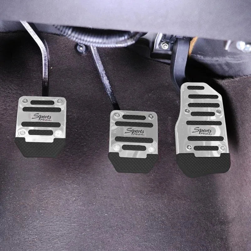 Automotive pedal aluminum alloy universal type modified brake accelerator clutch aluminum alloy pedal anti-skid pad