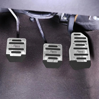 Automotive pedal aluminum alloy universal type modified brake accelerator clutch aluminum alloy pedal anti-skid pad