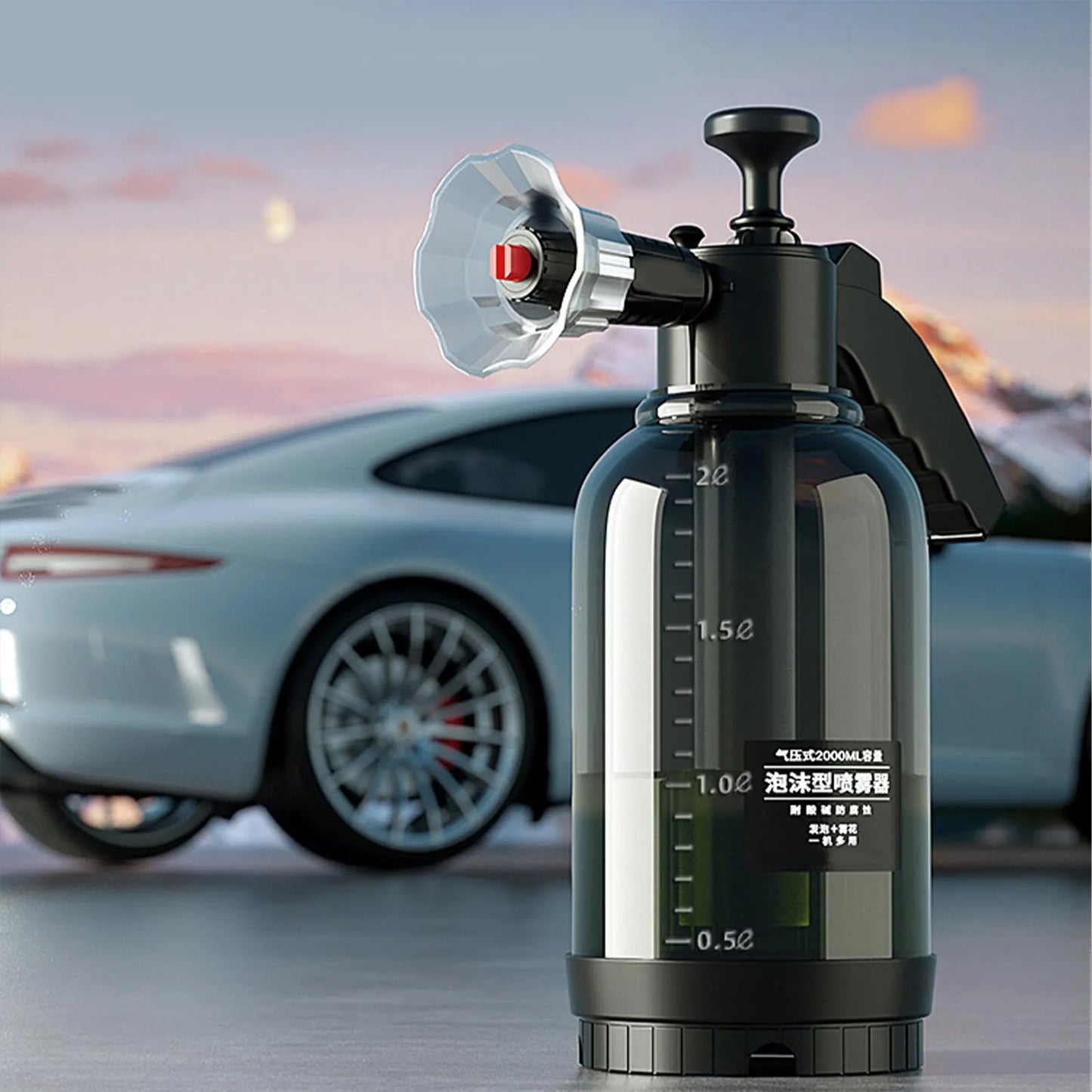 1PC Handheld Water Saving Pump Sprayer Lightweight Easy To Use Car Wash Foam Sprayer Convenient Garden Watering Can for Home