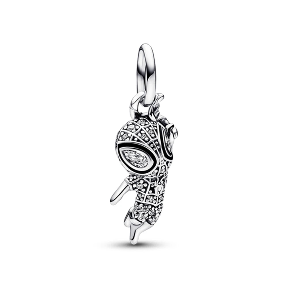 Hot Sell 925 Silver DIY Beads Jewelry Charms Bracelet Mickey Minnie Princess Christmas Stitch Robots Marvel Cute Miniso Disney