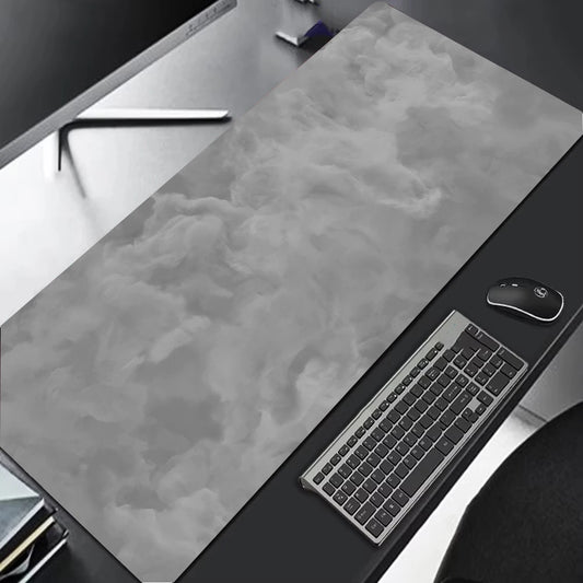 Gray Texture Large Gaming Mouse Pad Computer Office Game Table Mat XXL 900x400 Rubber Anti-slip Keyboard Mousepads Long Desk Pad