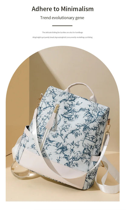 Fashionable Women's Bags, Trendy Backpacks, Large-Capacity Simple Handbags, Retro-Style Casual Bags, High-End Shoulder Crossbody Bags, Student Bags, Multi-Purpose Storage Bags