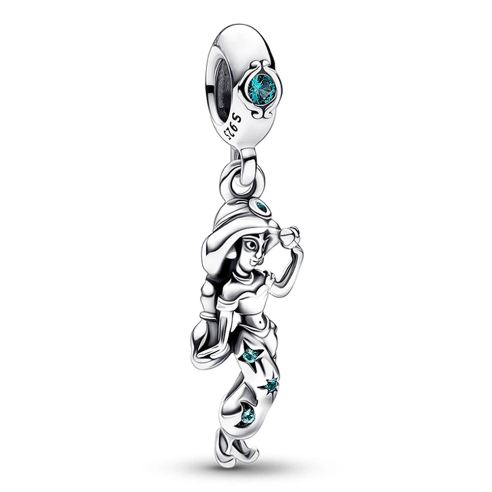 Hot Sell 925 Silver DIY Beads Jewelry Charms Bracelet Mickey Minnie Princess Christmas Stitch Robots Marvel Cute Miniso Disney