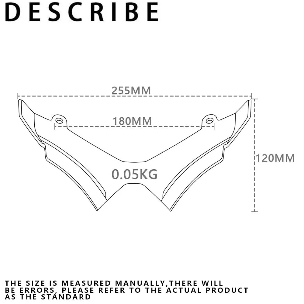 Motorcycle Fairing For YAMAHA Accessories Lower Wing Cover Protector MT-15 MT-125 Deflector Nose Cone Wing Extension Cover Cowl