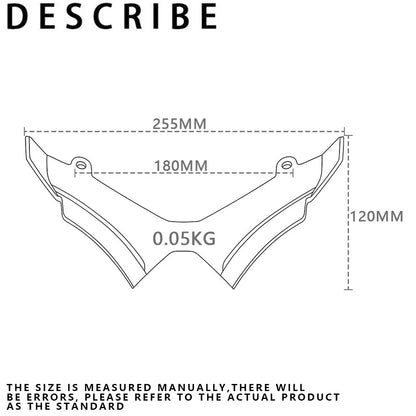 Motorcycle Fairing For YAMAHA Accessories Lower Wing Cover Protector MT-15 MT-125 Deflector Nose Cone Wing Extension Cover Cowl