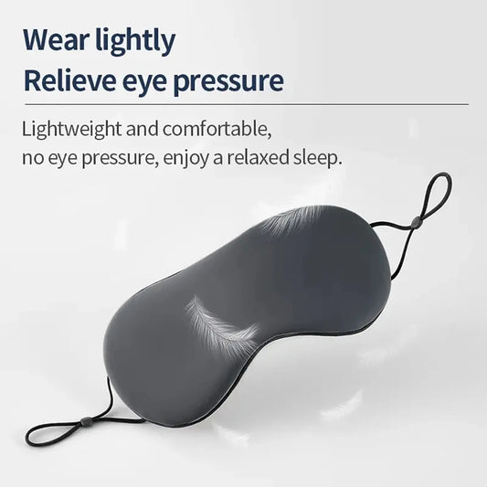 Eye Mask Ice Silk Warm And Cool Dual Use Sleeping Mask Adjustable Travel Light Blocking Breathable Eye Cover Blindfold Eye Patch