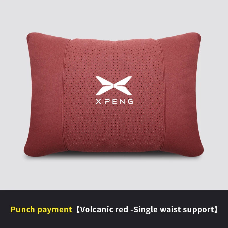 XPENG P5 P7 G3 G6 G9 X9 N5 F57 BETA Car Headrest Neck Support Seat Lumbar Cushion Breathable Soft Neck Pillow Auto Accessories