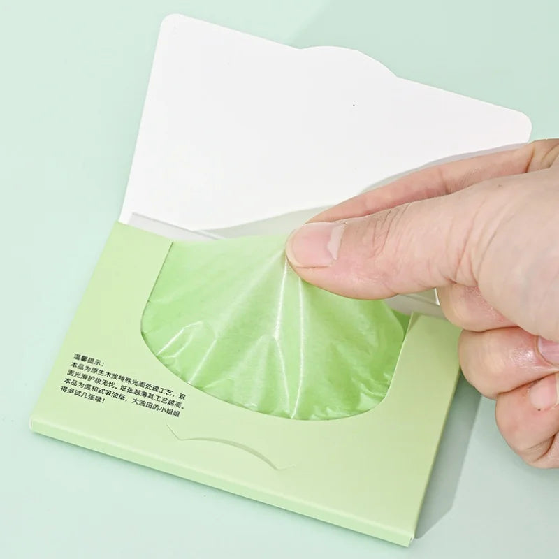 150pcs Oil Blotting Paper Facial Cleansing Oil Control Absorbing Tissues Straight For Handy Face Blotting Sheets Men Women Set