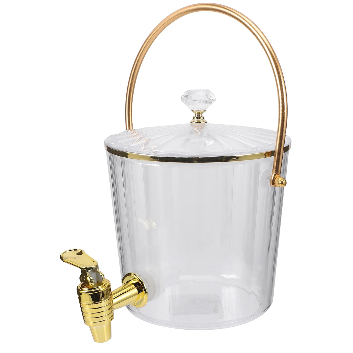 Water Bottle Ice Bucket Cold Jug Cocktail Dispenser Juice Containers for Party Beverage Fridge Drink Dispensers Pool
