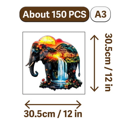 Bear and Animal World Theme Wooden Jigsaw Puzzle Wood Home Decor Painting Christmas and Halloween Gift Toy for Teen and Kid