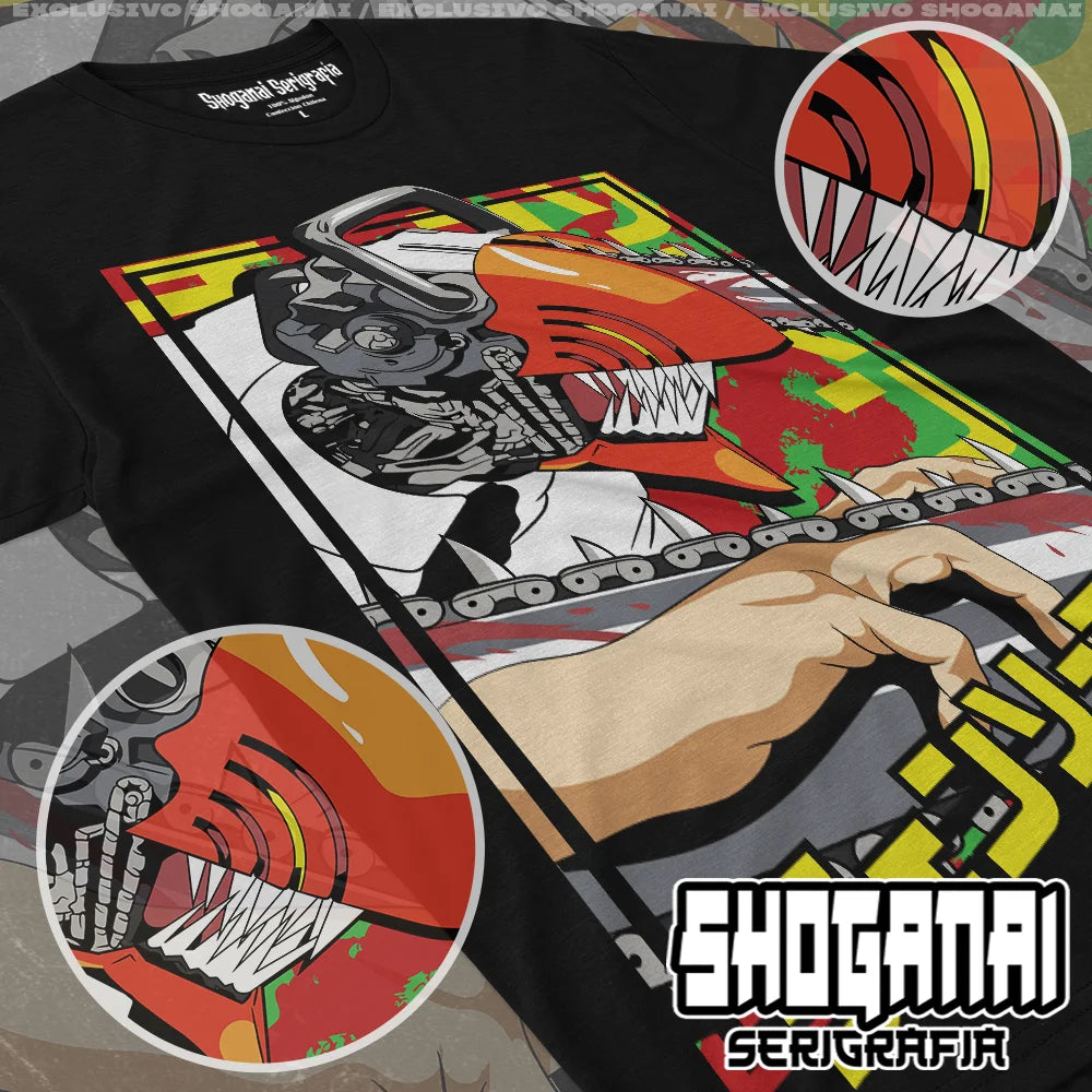 Chainsaw Man Peripherals T-shirt reze print tees Comfortable Oversized men women tops streetwear hip hop fashion Short sleeves