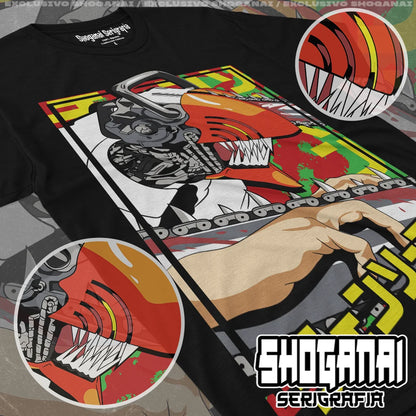 Chainsaw Man Peripherals T-shirt reze print tees Comfortable Oversized men women tops streetwear hip hop fashion Short sleeves