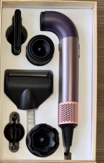 New High Speed Negative Ion Hair Dryer with Bend Tube Nozzle Quick Drying for Household Travel hairdryer home appliance 5 in 1