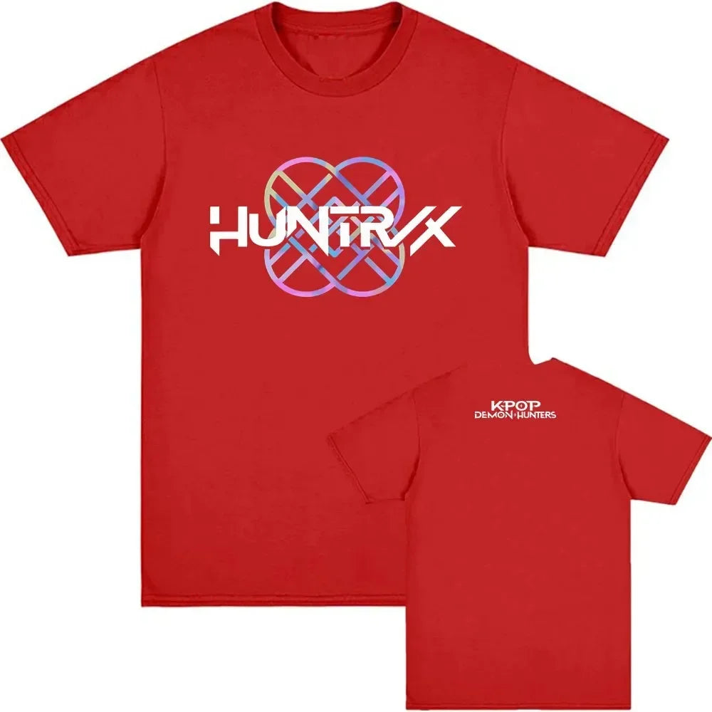 KPop Demon Hunters Tshirts Summer  Female Male  T-shirt Streetwear Hip Hop Fashion Casual T Shirt Tees