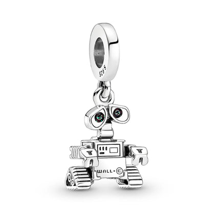 Hot Sell 925 Silver DIY Beads Jewelry Charms Bracelet Mickey Minnie Princess Christmas Stitch Robots Marvel Cute Miniso Disney