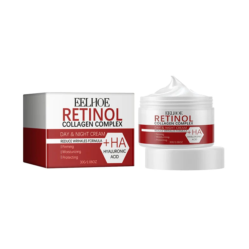 Retinol Collagen Remove Wrinkle Face Set Firming Lifting Anti-aging Serum Fade Fine Lines Eye Stick Improve Puffiness Skin Care