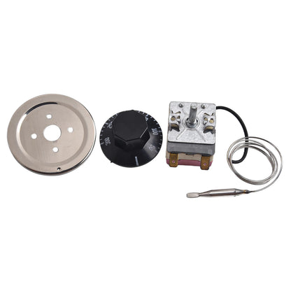 Home Appliances Electric Fan Thermostat 50-300℃ Thermostat 110-250V Compatible Auto-shutdown Feature For Electric Oven