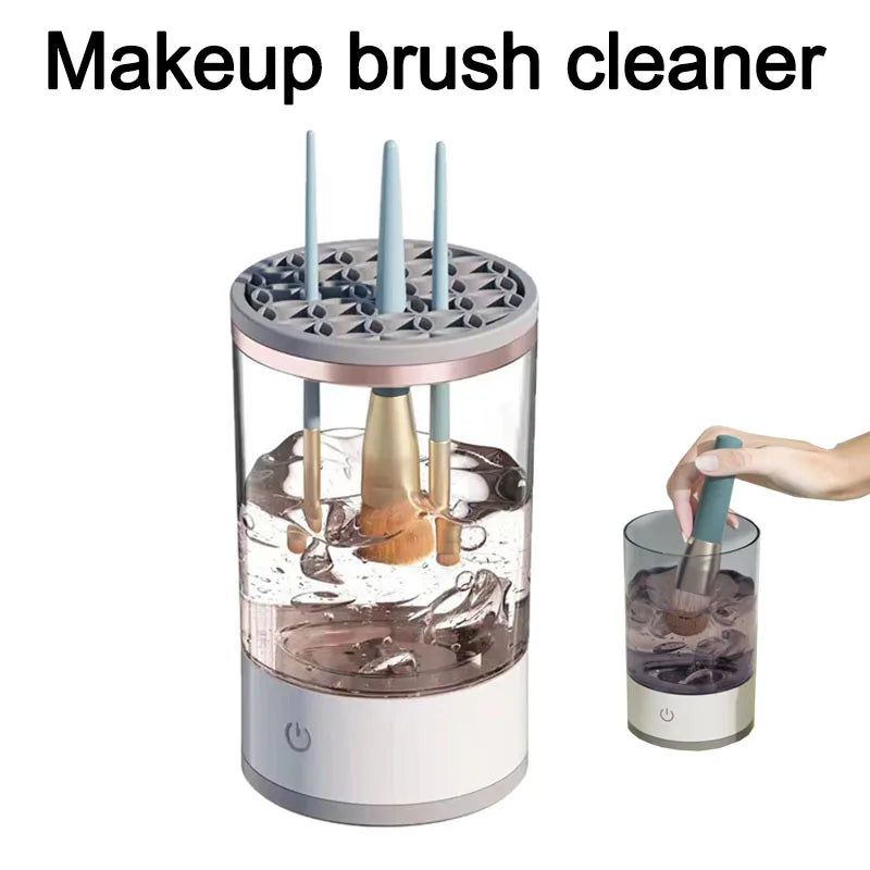 Electric Makeup Brushes Cleaner Washing Makeup Brushes Dehydration Cosmetic Washing Machine for Brush Cleaning HZSQJGJ04