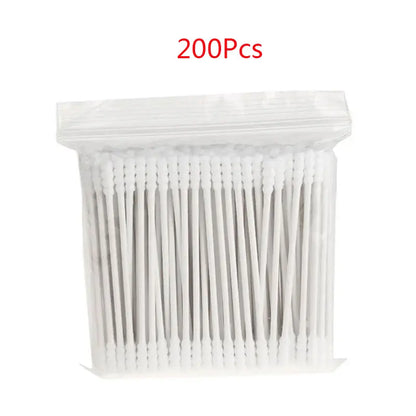 100pcs Double Head Cotton Swab Wood Sticks Disposable Buds Cotton For Beauty Makeup Nose Ears Cleaning Health Care Tools