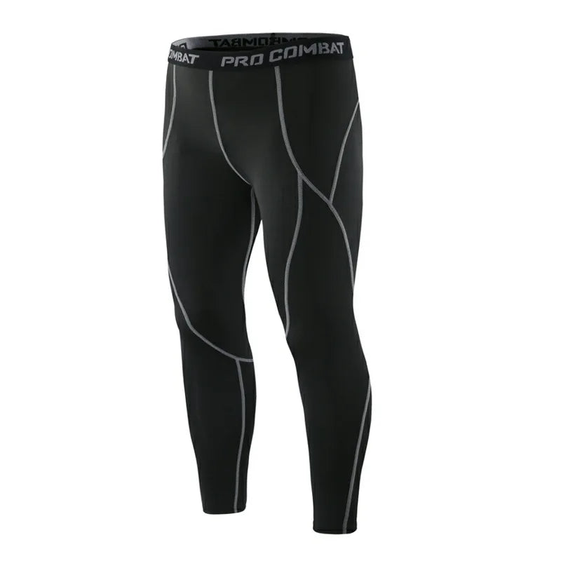 Outdoor Basketball Running Tights Men Shorts Sports Leggings Compression Jogging Fitness Gym Long Trousers Men Yoga Pants
