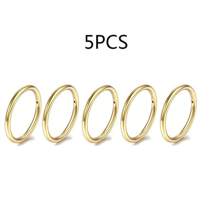 5/10Pcs 16G Nose Ring Hoop Stainless Steel Hinged Nose Rings Septum Clicker Tragus Helix Cartilage Daith Rook Earring Piercing