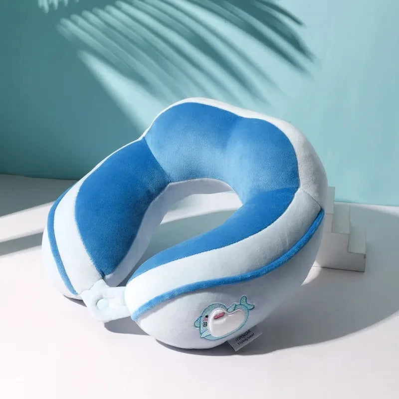U Shaped Pillow Office Nap Neck Pillow Cartoon Airplane Pillow Travel Portable Neck Pillow Hump Neck Pillow