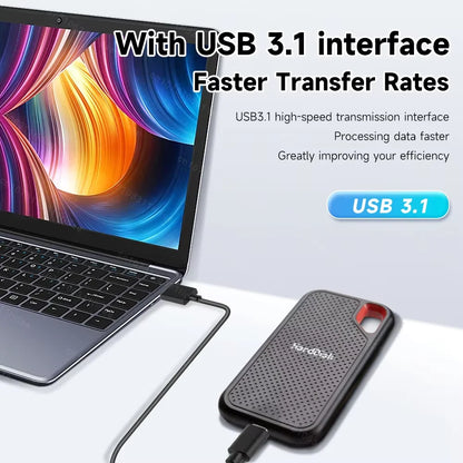 Portable Mobile Hard Drive 2TB/4TB Fast Data Transfer External Hard Disk Type-C interface Solid State Hard Disk For PC MAC 2026