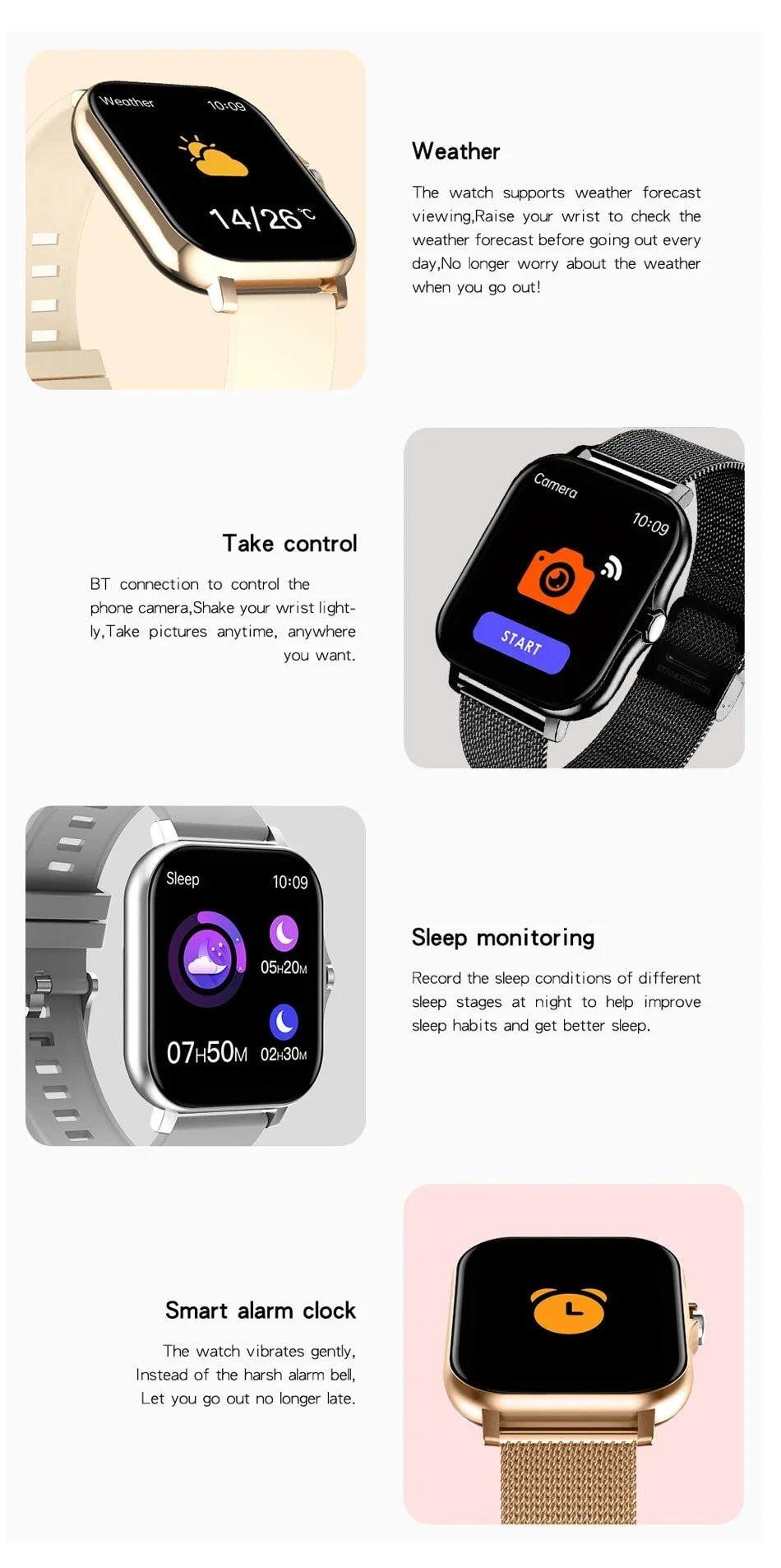 New Smart Watch 1.83inch Full Touch Screen Sport Fitness Watches BT Call Digital Smartwatch Wristwatch For Men Women Gift 2025