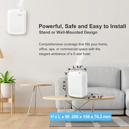 2026 Upgrade WiFi Smart Scent Air Machine for Home, Hotel, Spa, Office, 1500 Sq. 400ML Bluetooth Hotel Collection Diffuser