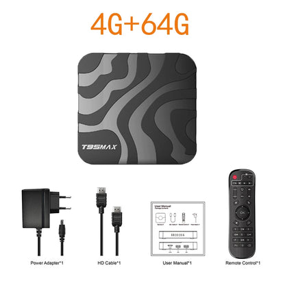 T95 MAX Android 16 Smart TV Box Allwinner H618 64G 128G ROM 2.4G&5G Dual Wifi 4K 8K HDR10+ BT5.0 Voice Media Player Set Top Box