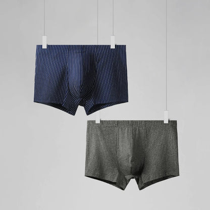 5pcs Men's pure cotton underwear. Simple-style men's cotton boxer shorts. Thin styles for summer. Comfortable