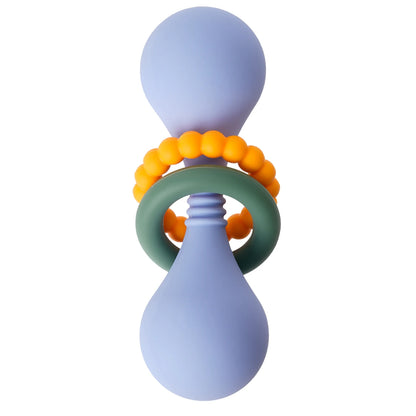 Color Kids 1PCS Silicone Baby Teether Toy 0-12 Months Hand Grip Rattle Tactile Training Safe Chew Toy Infant Shower Gift