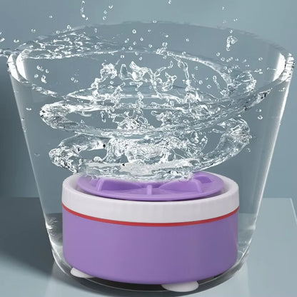 Portable USB Mini Washer - Turbo High-Power for Underwear/Socks, Space-Saving Travel/Business Use