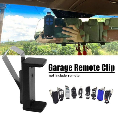 Car Sun Visor Clip Holder Gate Remote for Garage Door Control Car Keychain Universal Car Interior Accessories