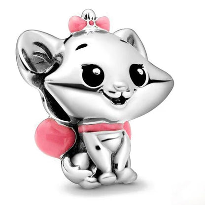 Hot Sell 925 Silver DIY Beads Jewelry Charms Bracelet Mickey Minnie Princess Christmas Stitch Robots Marvel Cute Miniso Disney