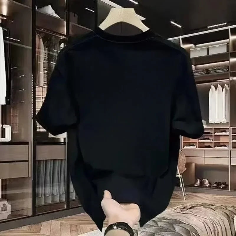 2025 New Luxury Brand Letter Printed T-shirts for Men and Women Short Sleeved T-shirts High Quality Men's Clothing Street Wear