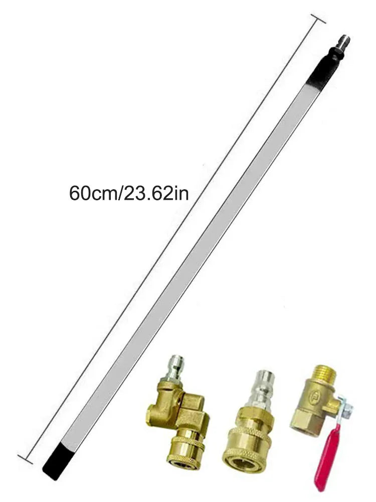 40/60cm Car Radiator Cleaning Tool Water Tank Condenser Car Radiator Water Gun Free Cleaning Tool