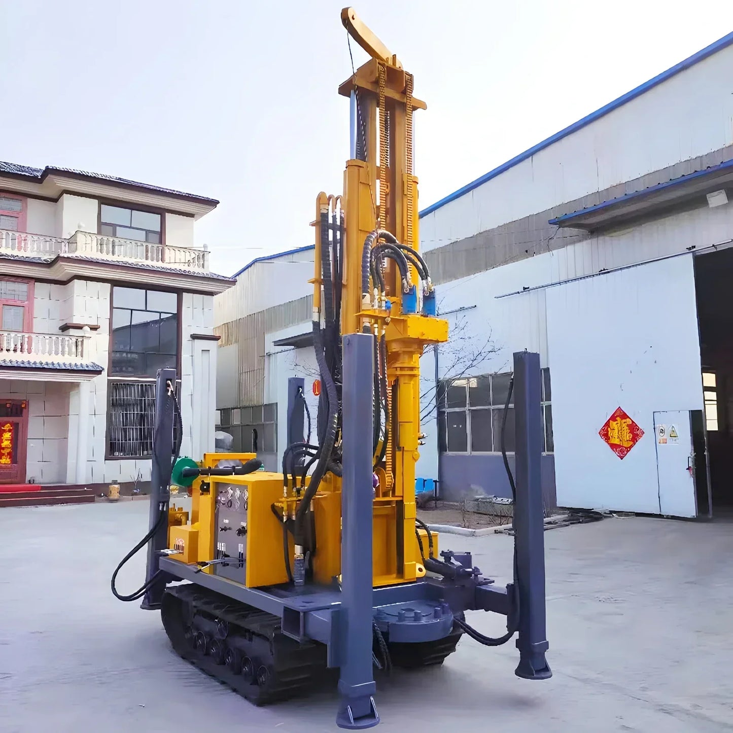 YUGONG Diesel Powered Rotary Water Well Drilling Rig with 600m Depth - Ideal for Industrial and Agricultural Water Projects