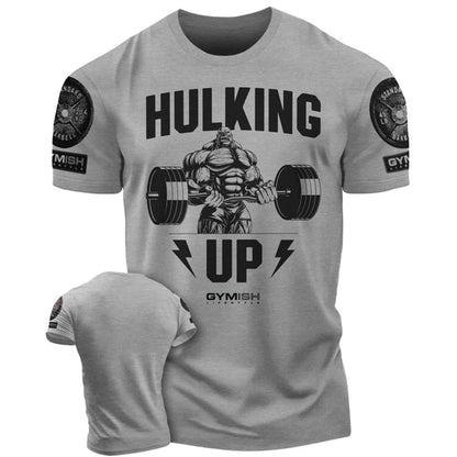 Men Gym Sportswear Muscle T-Shirt Top Fashion O-Neck Short Sleeve Outdoor Male Fitness Training Sports T-Shirts Casual Menswear