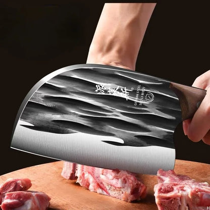 Kitchen knife, household forging, chopping and cutting dual-use knife, chef's super sharp kitchen bone cutting tool